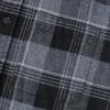 imageDubinik Flannel Shirt for Men 100 Cotton Mens Flannel Shirts Long Sleeve Plaid Soft Casual Button Down Shirt MenBlack Grey