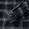 imageDubinik Flannel Shirt for Men 100 Cotton Mens Flannel Shirts Long Sleeve Plaid Soft Casual Button Down Shirt MenBlack Ombre