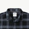imageDubinik Flannel Shirt for Men 100 Cotton Mens Flannel Shirts Long Sleeve Plaid Soft Casual Button Down Shirt MenBlack Ombre