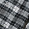 imageDubinik Flannel Shirt for Men 100 Cotton Mens Flannel Shirts Long Sleeve Plaid Soft Casual Button Down Shirt MenBlack White