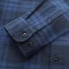 imageDubinik Flannel Shirt for Men 100 Cotton Mens Flannel Shirts Long Sleeve Plaid Soft Casual Button Down Shirt MenBlue Navy