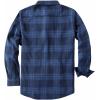imageDubinik Flannel Shirt for Men 100 Cotton Mens Flannel Shirts Long Sleeve Plaid Soft Casual Button Down Shirt MenBlue Navy