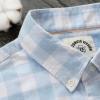 imageDubinik Flannel Shirt for Men 100 Cotton Mens Flannel Shirts Long Sleeve Plaid Soft Casual Button Down Shirt MenBlue White