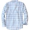 imageDubinik Flannel Shirt for Men 100 Cotton Mens Flannel Shirts Long Sleeve Plaid Soft Casual Button Down Shirt MenBlue White
