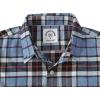 imageDubinik Flannel Shirt for Men 100 Cotton Mens Flannel Shirts Long Sleeve Plaid Soft Casual Button Down Shirt MenDusty Blue Black