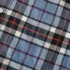 imageDubinik Flannel Shirt for Men 100 Cotton Mens Flannel Shirts Long Sleeve Plaid Soft Casual Button Down Shirt MenDusty Blue Black