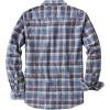 imageDubinik Flannel Shirt for Men 100 Cotton Mens Flannel Shirts Long Sleeve Plaid Soft Casual Button Down Shirt MenDusty Blue Red