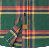 imageDubinik Flannel Shirt for Men 100 Cotton Mens Flannel Shirts Long Sleeve Plaid Soft Casual Button Down Shirt MenGreen Orange