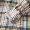 imageDubinik Flannel Shirt for Men 100 Cotton Mens Flannel Shirts Long Sleeve Plaid Soft Casual Button Down Shirt MenLight Khaki Navy