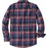 imageDubinik Flannel Shirt for Men 100 Cotton Mens Flannel Shirts Long Sleeve Plaid Soft Casual Button Down Shirt MenNavy Blue Red