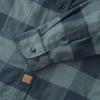 imageDubinik Flannel Shirt for Men 100 Cotton Mens Flannel Shirts Long Sleeve Plaid Soft Casual Button Down Shirt MenNavy Buffalo