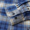 imageDubinik Flannel Shirt for Men 100 Cotton Mens Flannel Shirts Long Sleeve Plaid Soft Casual Button Down Shirt MenNavy Khaki