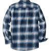 imageDubinik Flannel Shirt for Men 100 Cotton Mens Flannel Shirts Long Sleeve Plaid Soft Casual Button Down Shirt MenNavy Ombre