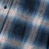 imageDubinik Flannel Shirt for Men 100 Cotton Mens Flannel Shirts Long Sleeve Plaid Soft Casual Button Down Shirt MenNavy Ombre