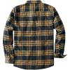imageDubinik Flannel Shirt for Men 100 Cotton Mens Flannel Shirts Long Sleeve Plaid Soft Casual Button Down Shirt MenNavy Yellow