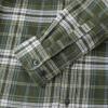 imageDubinik Flannel Shirt for Men 100 Cotton Mens Flannel Shirts Long Sleeve Plaid Soft Casual Button Down Shirt MenOlive Green White