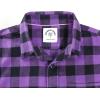 imageDubinik Flannel Shirt for Men 100 Cotton Mens Flannel Shirts Long Sleeve Plaid Soft Casual Button Down Shirt MenPurple Black
