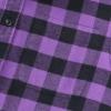 imageDubinik Flannel Shirt for Men 100 Cotton Mens Flannel Shirts Long Sleeve Plaid Soft Casual Button Down Shirt MenPurple Black