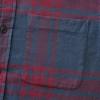 imageDubinik Flannel Shirt for Men 100 Cotton Mens Flannel Shirts Long Sleeve Plaid Soft Casual Button Down Shirt MenRed Navy