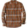 imageDubinik Flannel Shirt for Men 100 Cotton Mens Flannel Shirts Long Sleeve Plaid Soft Casual Button Down Shirt MenRust Red Plaid