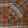imageDubinik Flannel Shirt for Men 100 Cotton Mens Flannel Shirts Long Sleeve Plaid Soft Casual Button Down Shirt MenRust Red Plaid