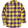 imageDubinik Flannel Shirt for Men 100 Cotton Mens Flannel Shirts Long Sleeve Plaid Soft Casual Button Down Shirt MenYellow Purple