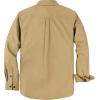 imageDubinik Mens Button Up Shirts Long Sleeve Casual Button Down Shirt Men Vintage Two Pocket Comfortable with StretchKhaki 056