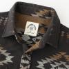 imageDubinik Mens Flannel Shirt Long Sleeve Button Down Plaid All Cotton Soft Brushed Flannel Shirt for Men Utility Casual ShirtAztec Brown