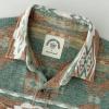 imageDubinik Mens Flannel Shirt Long Sleeve Button Down Plaid All Cotton Soft Brushed Flannel Shirt for Men Utility Casual ShirtAztec Orange Green