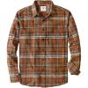 imageDubinik Flannel Shirt for Men 100 Cotton Mens Flannel Shirts Long Sleeve Plaid Soft Casual Button Down Shirt MenRust Red Plaid