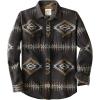 imageDubinik Mens Flannel Shirt Long Sleeve Button Down Plaid All Cotton Soft Brushed Flannel Shirt for Men Utility Casual ShirtAztec Brown