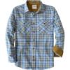 imageDubinik Mens Flannel Shirt Long Sleeve Button Down Plaid All Cotton Soft Brushed Flannel Shirt for Men Utility Casual ShirtBaby Blue Beige