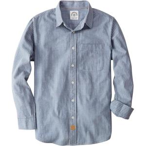 imageDubinik Flannel Shirt for Men 100 Cotton Mens Flannel Shirts Long Sleeve Plaid Soft Casual Button Down Shirt MenGrey and Blue
