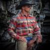 imageDubinik 13oz Ultra Heavyweight Flannel Shirt for Men Long Sleeve Mens Plaid Button Down Shirts Vintage 100 CottonRedYellowBlue