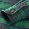 imageDubinik Mens Shacket Lightweight Jacket Cozy Warm Lined Overshirt Flannel Shirts For Men Long Sleeve Snap Casual PlaidDark Green 181