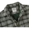 imageDubinik Mens Shacket Lightweight Jacket Cozy Warm Lined Overshirt Flannel Shirts For Men Long Sleeve Snap Casual PlaidLight GreenGrayish White 181