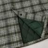 imageDubinik Mens Shacket Lightweight Jacket Cozy Warm Lined Overshirt Flannel Shirts For Men Long Sleeve Snap Casual PlaidLight GreenGrayish White 181