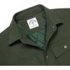 imageDubinik Mens Shacket Lightweight Jacket Cozy Warm Lined Overshirt Flannel Shirts For Men Long Sleeve Snap Casual PlaidOlive Green 181