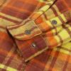 imageDubinik Mens Shacket Lightweight Jacket Cozy Warm Lined Overshirt Flannel Shirts For Men Long Sleeve Snap Casual PlaidOrangeyellow 181