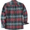 imageDubinik Mens Shacket Lightweight Jacket Cozy Warm Lined Overshirt Flannel Shirts For Men Long Sleeve Snap Casual PlaidRedDark Green 181