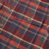 imageDubinik Mens Shacket Lightweight Jacket Cozy Warm Lined Overshirt Flannel Shirts For Men Long Sleeve Snap Casual PlaidRedOrangeyellow 181