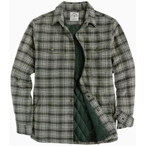 imageDubinik Mens Shacket Lightweight Jacket Cozy Warm Lined Overshirt Flannel Shirts For Men Long Sleeve Snap Casual PlaidLight GreenGrayish White 181