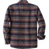 imageDubinik Mens Shacket Flannel Shirt For Men Lightweight Jacket Overshirt Warm Lined Coats Casual Plaid Long Sleeve ButtonBlack Gray and Khaki 182