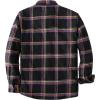 imageDubinik Mens Shacket Flannel Shirt For Men Lightweight Jacket Overshirt Warm Lined Coats Casual Plaid Long Sleeve ButtonBlack Purple and Yellow 182