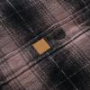 imageDubinik Mens Shacket Flannel Shirt For Men Lightweight Jacket Overshirt Warm Lined Coats Casual Plaid Long Sleeve ButtonBrown and Black 182