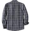 imageDubinik Mens Shacket Flannel Shirt For Men Lightweight Jacket Overshirt Warm Lined Coats Casual Plaid Long Sleeve ButtonGray White and Blue 182