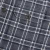 imageDubinik Mens Shacket Flannel Shirt For Men Lightweight Jacket Overshirt Warm Lined Coats Casual Plaid Long Sleeve ButtonGray White and Blue 182