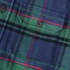 imageDubinik Mens Shacket Flannel Shirt For Men Lightweight Jacket Overshirt Warm Lined Coats Casual Plaid Long Sleeve ButtonGreen Blue and Red 182