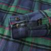 imageDubinik Mens Shacket Flannel Shirt For Men Lightweight Jacket Overshirt Warm Lined Coats Casual Plaid Long Sleeve ButtonGreen Blue and Red 182