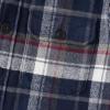 imageDubinik Mens Shacket Flannel Shirt For Men Lightweight Jacket Overshirt Warm Lined Coats Casual Plaid Long Sleeve ButtonNavy Blue White and Gray 182